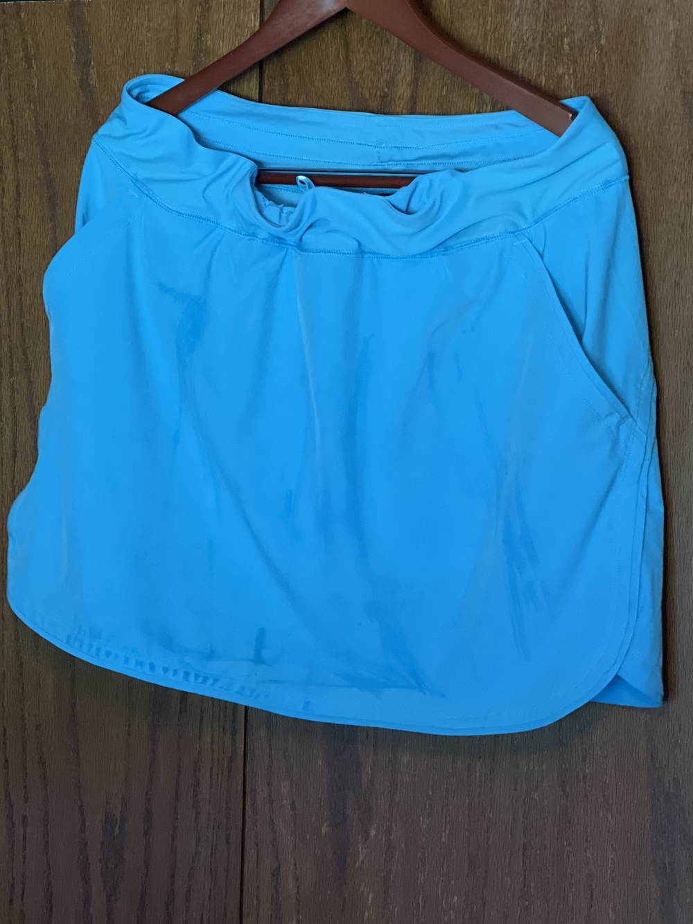 Swim skirt with built in boy shirt and pockets